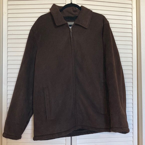 Johnston & Murphy Other - JOHNSTON N MURPHY COAT MEN SIZE XL BROWN LONG SLEEVE